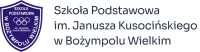 Logo Szkoła Podstawowa  im. Janusza Kusocińskiego  w Bożympolu Wielkim