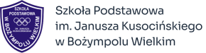 Logo Szkoła Podstawowa  im. Janusza Kusocińskiego  w Bożympolu Wielkim